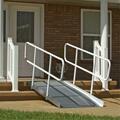 Prairie View Industries 5-ft x 36-in Solid with Handrails Wheelchair Ramp 850 lb. Weight Capacity Maximum 10-in Rise XPS536